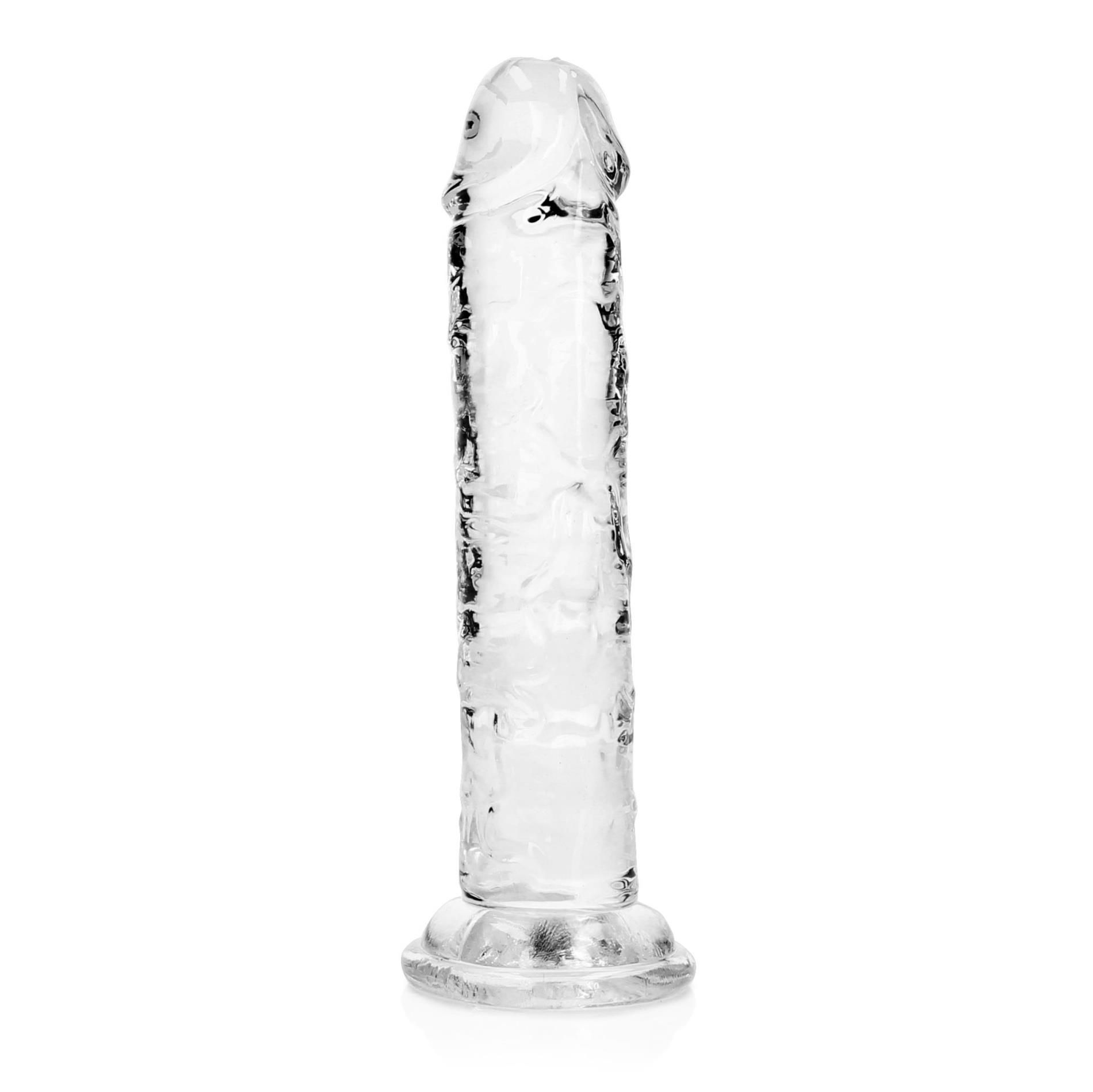 Фаллоимитатор RealRock Crystal Clear Realistic Dildo 6'', 15.5 см (прозрачный)