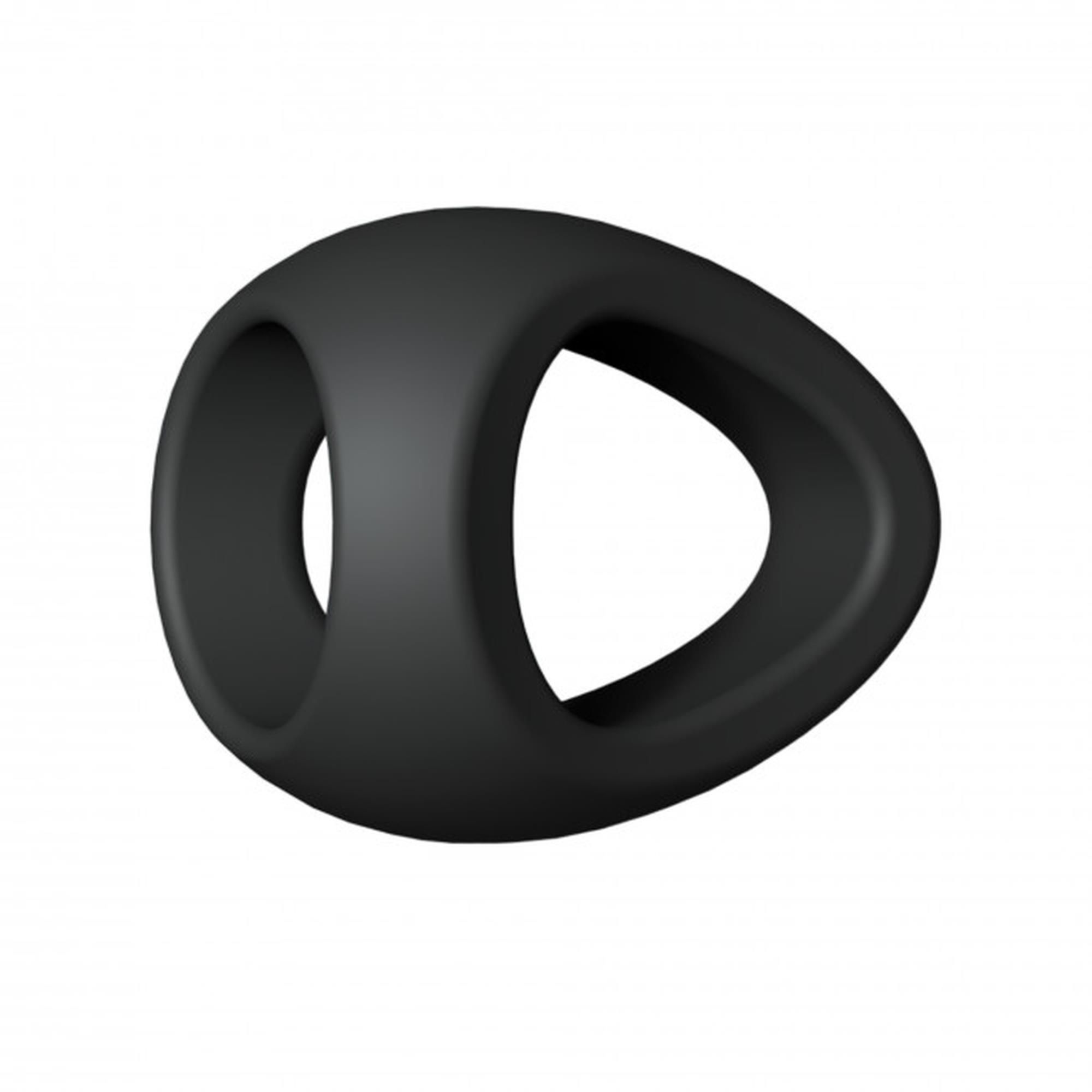 Двойное эрекционное кольцо Love To Love Flux Ring (черный)