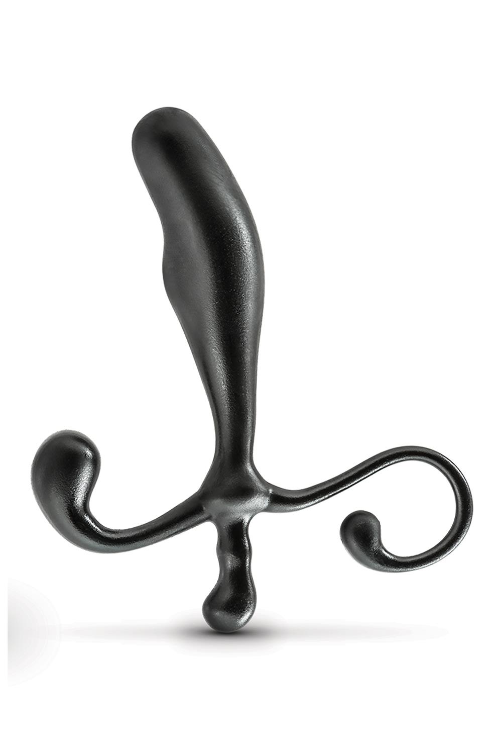 Стимулятор простаты Anal Adventures Prostate Stimulator, 12.7 см (черный)