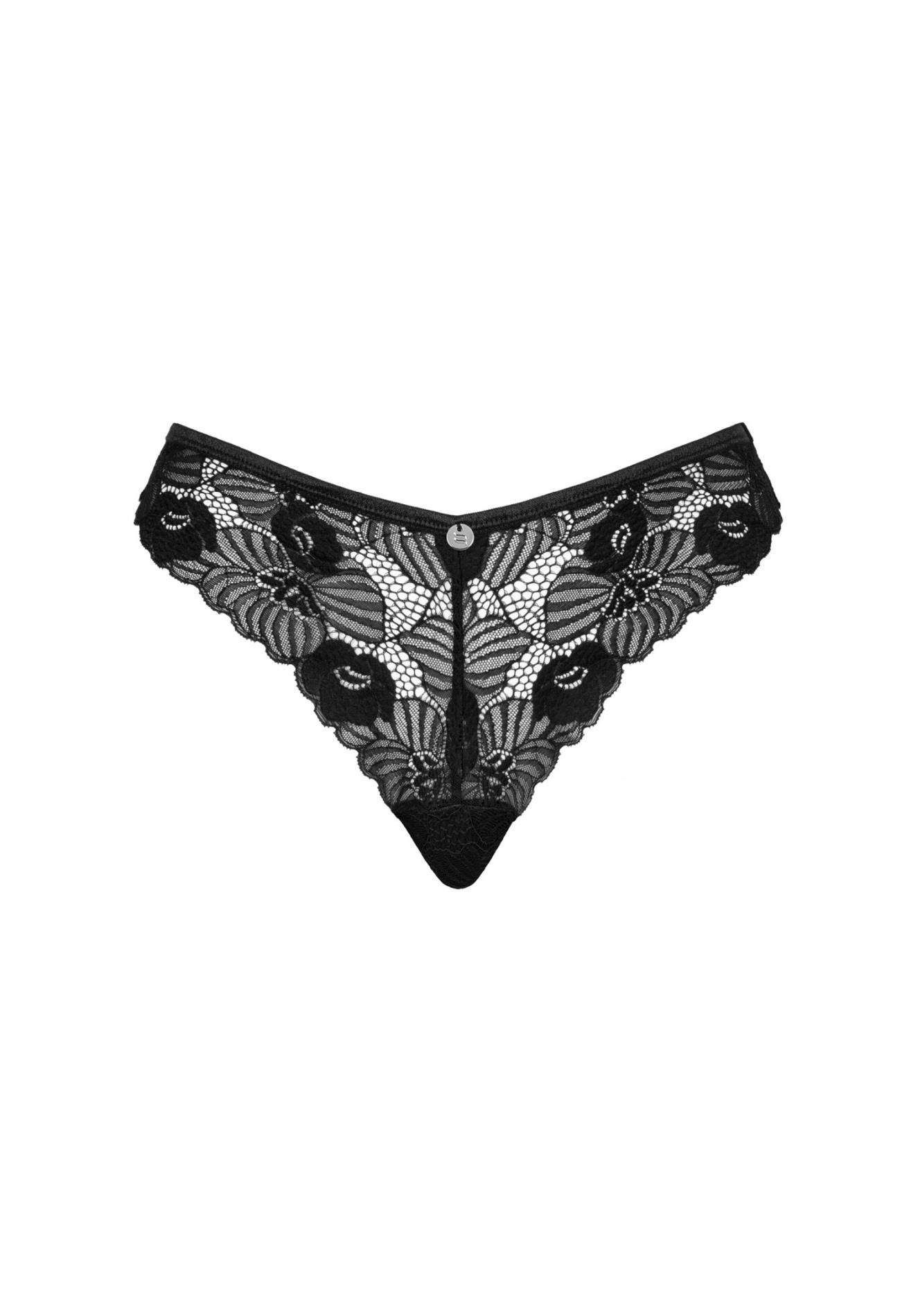 Трусики Obsessive Serena Love, XL/2XL (черный)