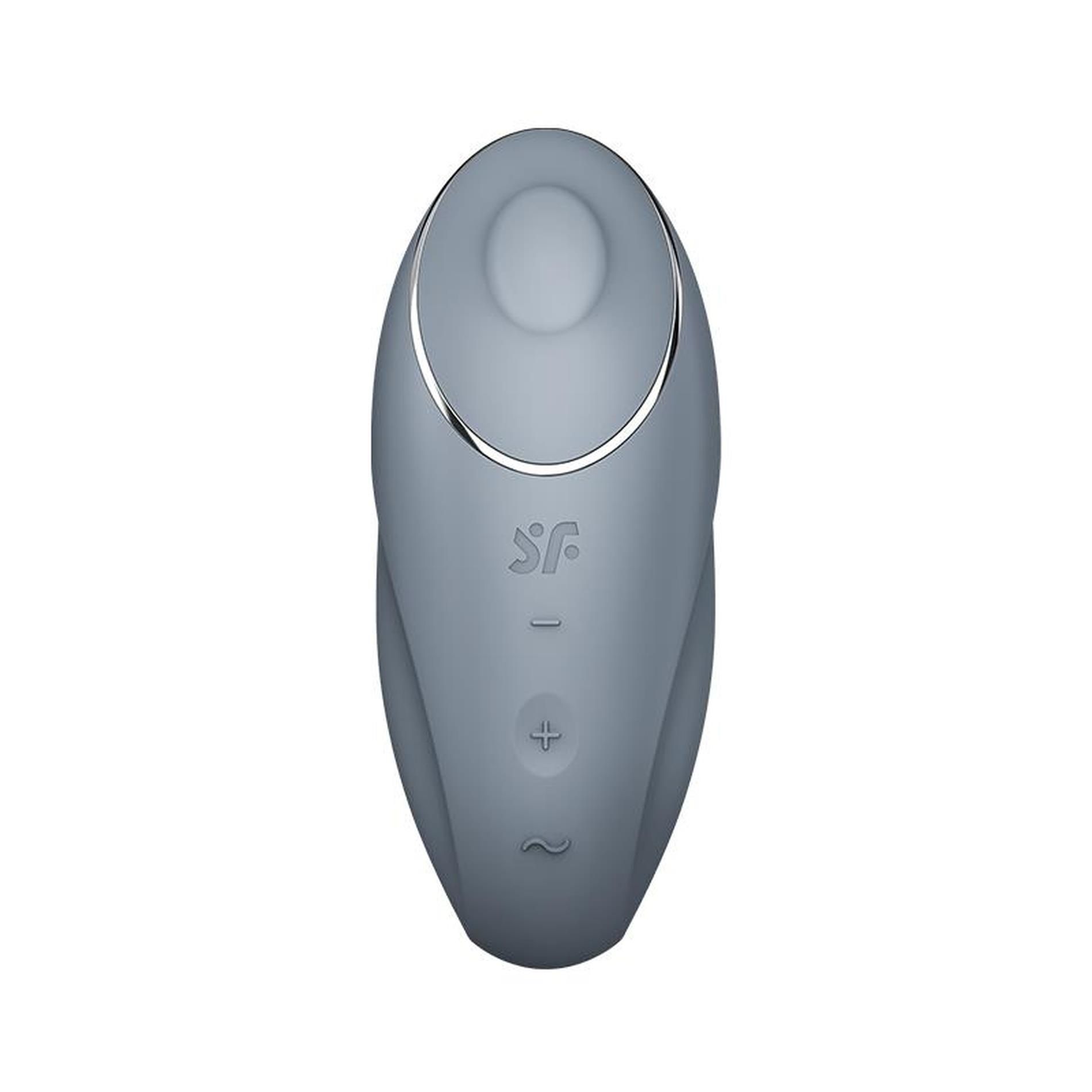 Вибратор для клитора Satisfyer Tap & Climax 1, 11 см (серый)
