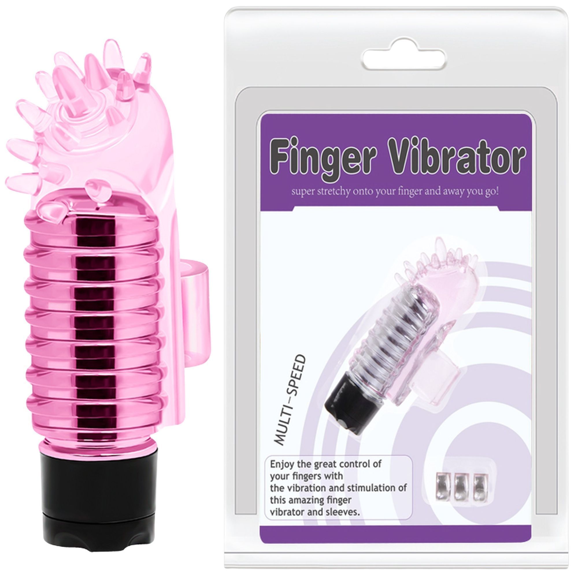 Mini wibrator na palec LyBaile Finger, 7,6 cm (różowy)