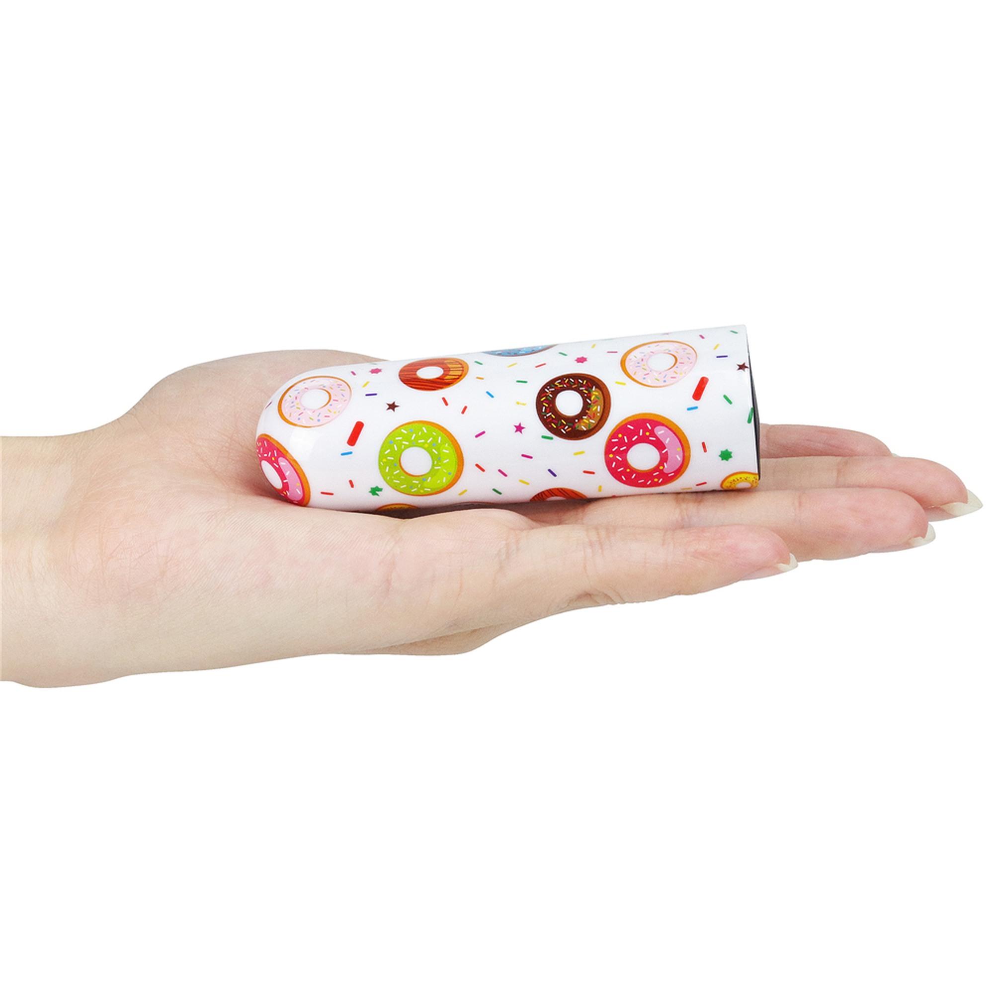 Wibrator do łechtaczki Lovetoy Donut Massager, 8.5 cm (biały)