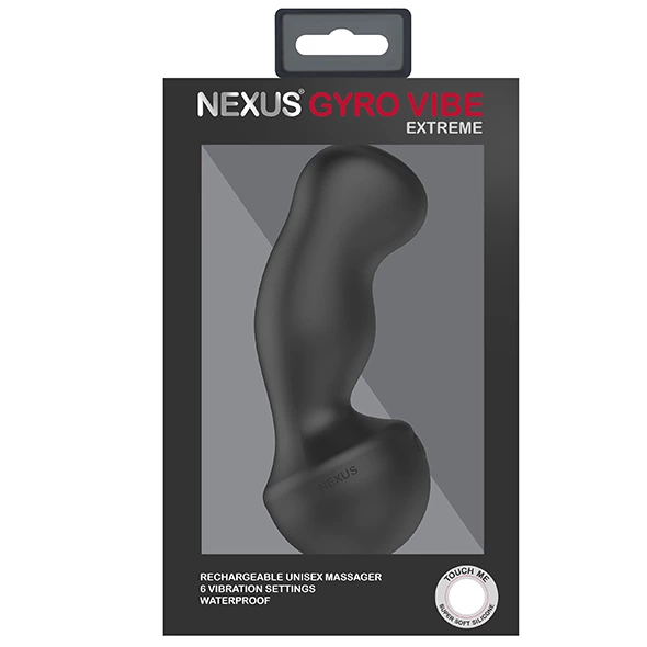 Стимулятор простаты Nexus Gyro Vibe Extreme, 14,5 см (черный)