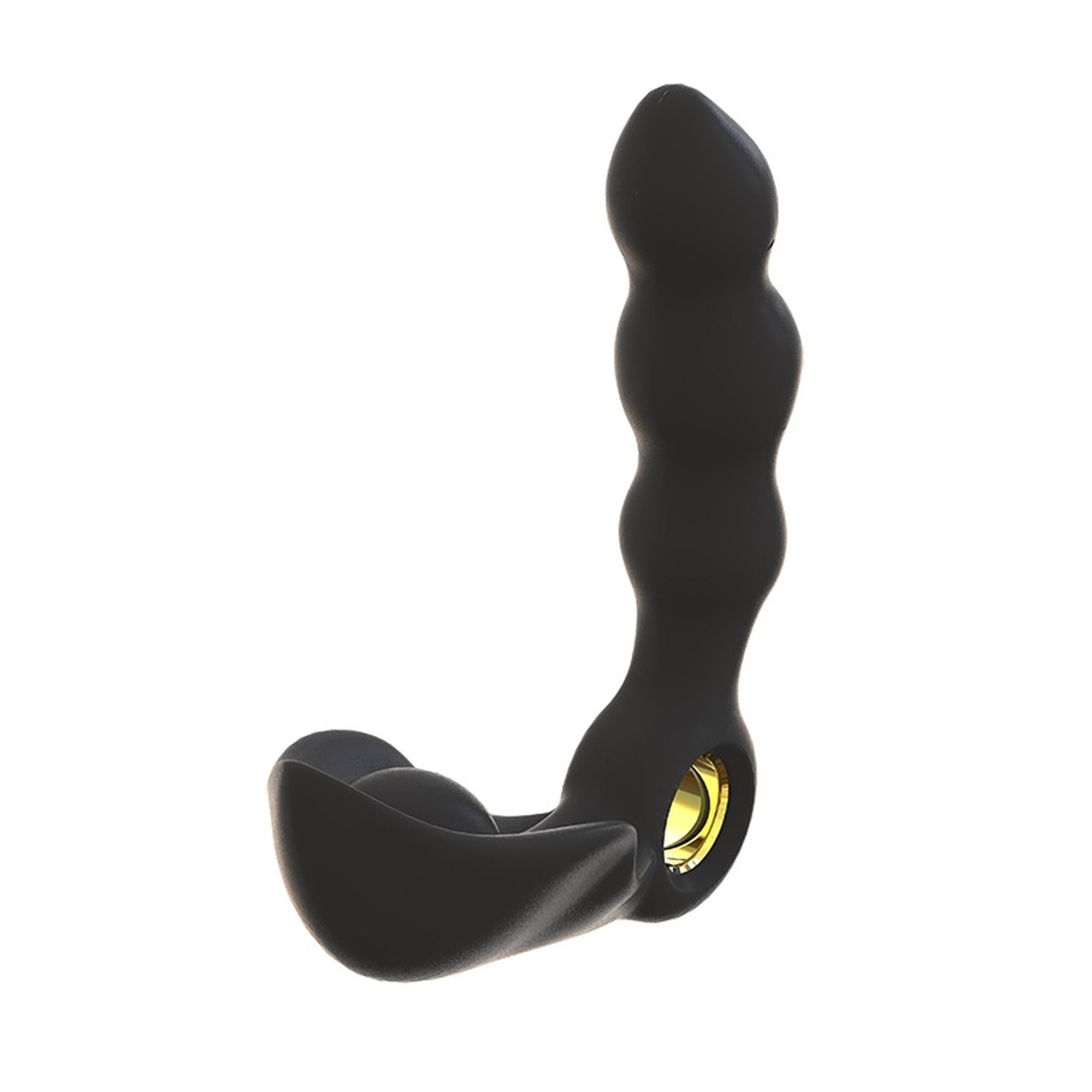 Стимулятор простаты Boss Series Angelo Male Prostate Triple, 13,7 см (черный)