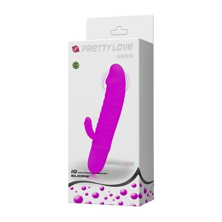 Вибратор Pretty Love Arnd, 11,5 см (фиолетовый)