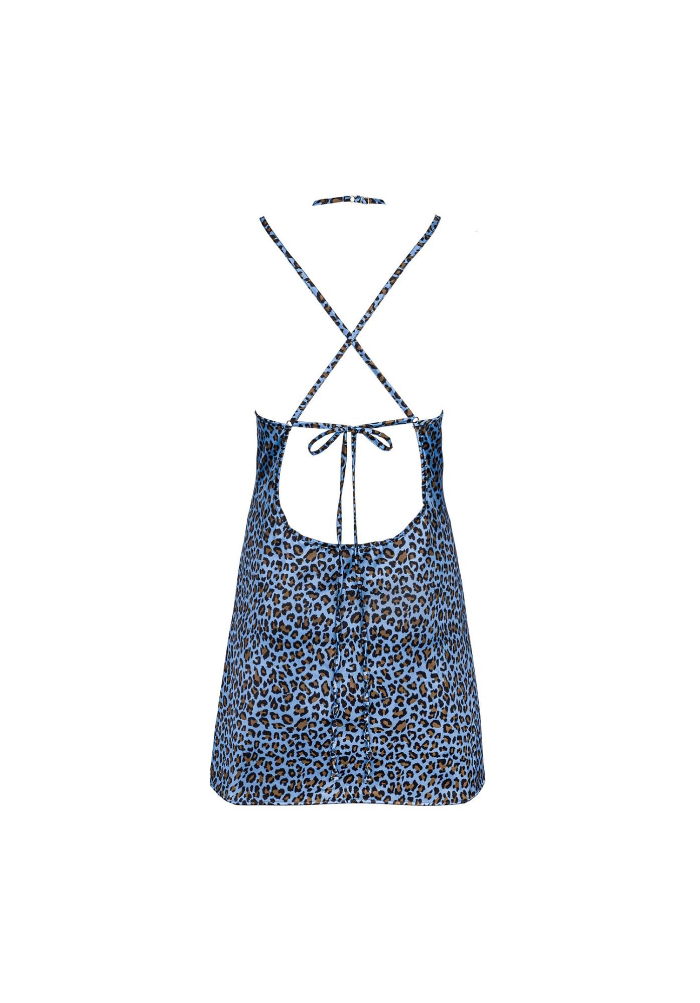 Koszula Obsessive Nadines, L/XL (niebieski)