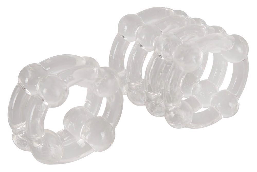 Набор эрекционных колец You2Toys, 2,5 см (прозрачный)