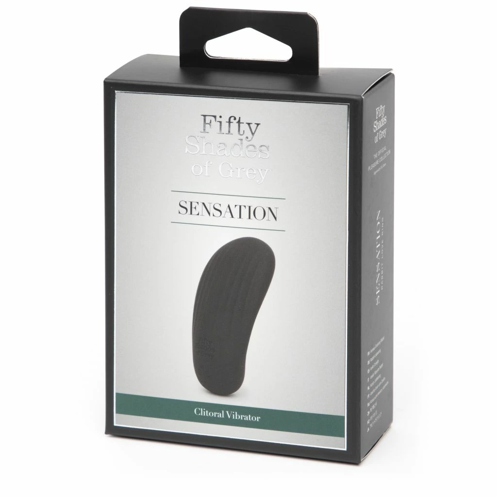 Вибратор для клитора Fifty Shades of Grey Sensation, 8 см (черный)