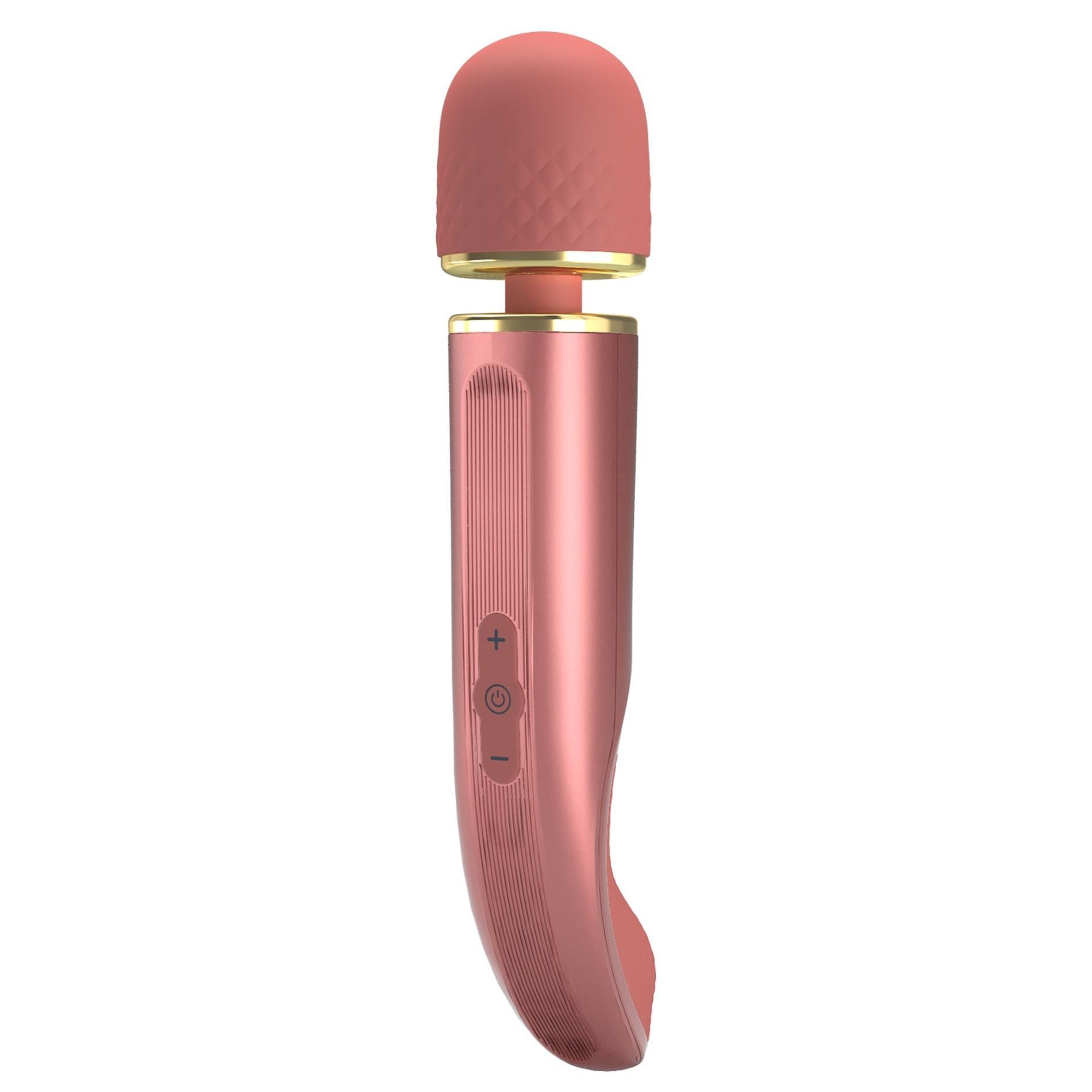 Вібромасажер Pretty Love Interesting Massager, 29 см (персиковий)