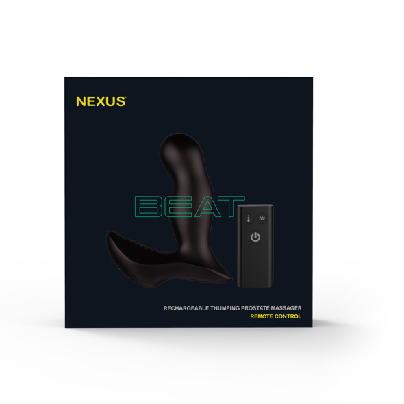Стимулятор простаты Nexus Beat, 12 см (черный)