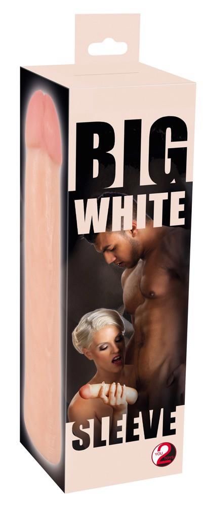 Насадка на пенис Orion Big White Penis Sleeve, 22 см (телесный)