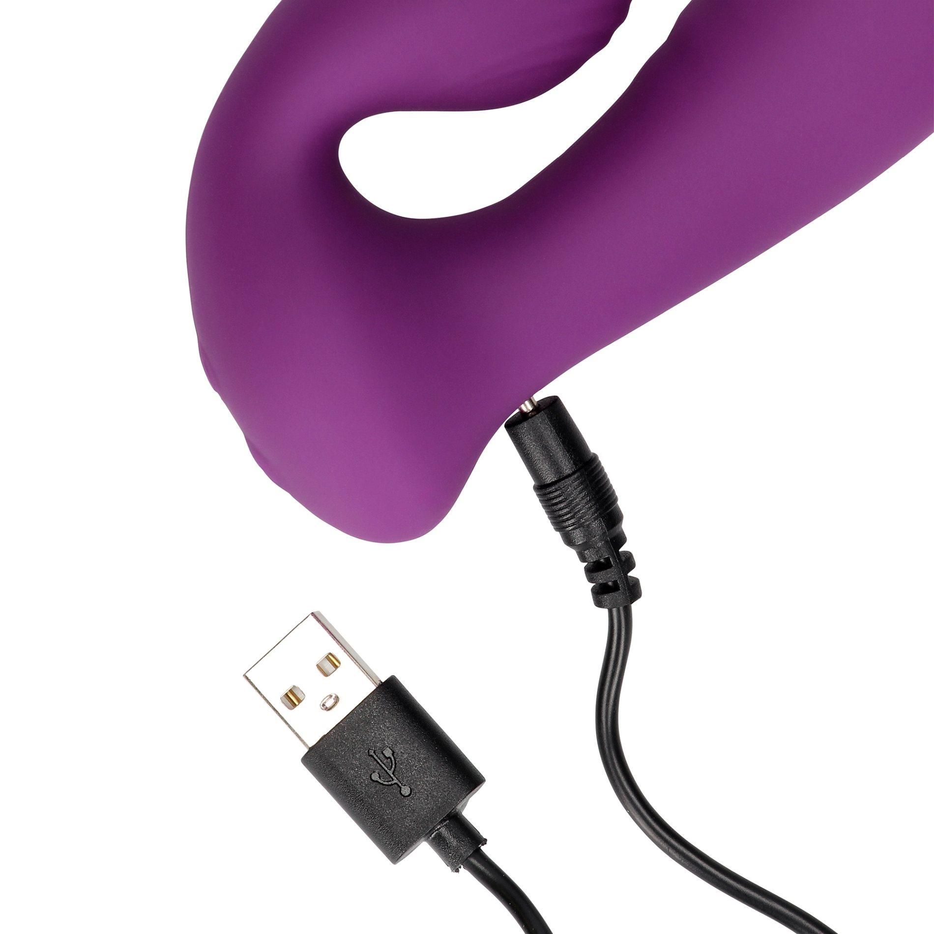 Вибратор Loveline Ultra Soft G-Spot, 13.3 см (фиолетовый)