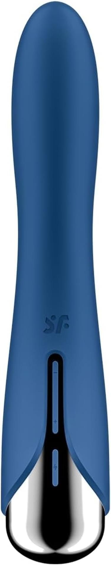 Вібратор Satisfyer Spinning Vibe 1, 17,5 см (синій)