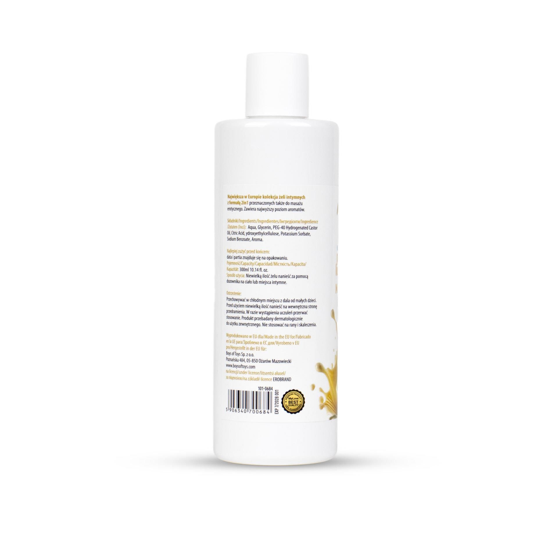 Лубрикант MyLove Aroma Series Intim&Massage 2in1 Marzipan, 300 мл
