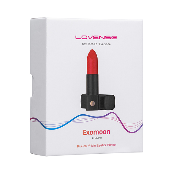 Вибратор для клитора Lovense Exomoon, 8.8 см (красный)
