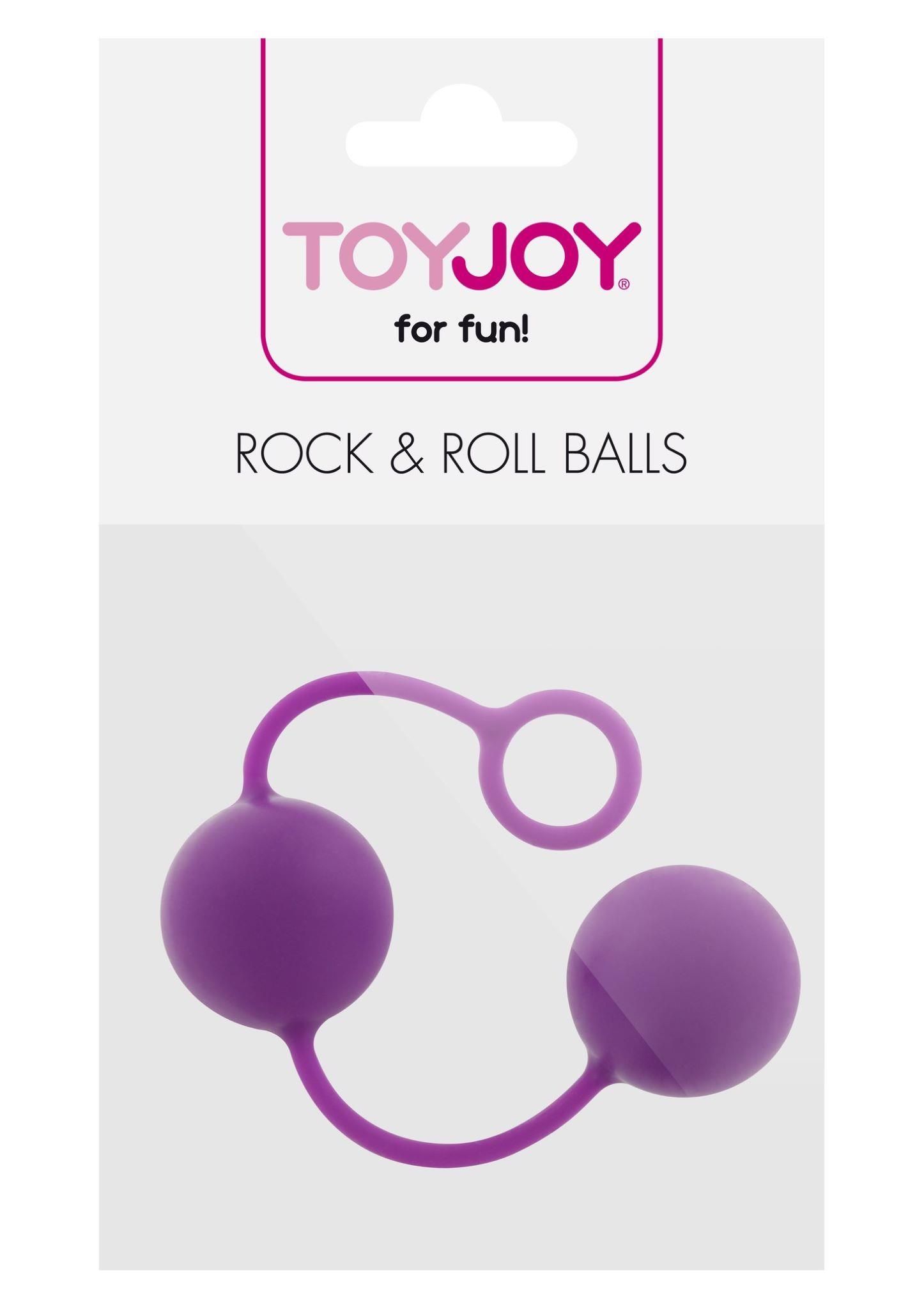 Вагинальные шарики Toy Joy Rock&Roll, 17 см (пурпурный)