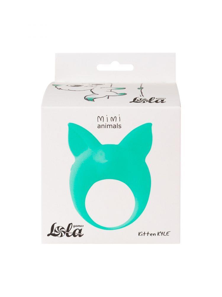 Виброкольцо Lola Games MiMi Animals Kitten Kyle, 7.8 см (зеленый)