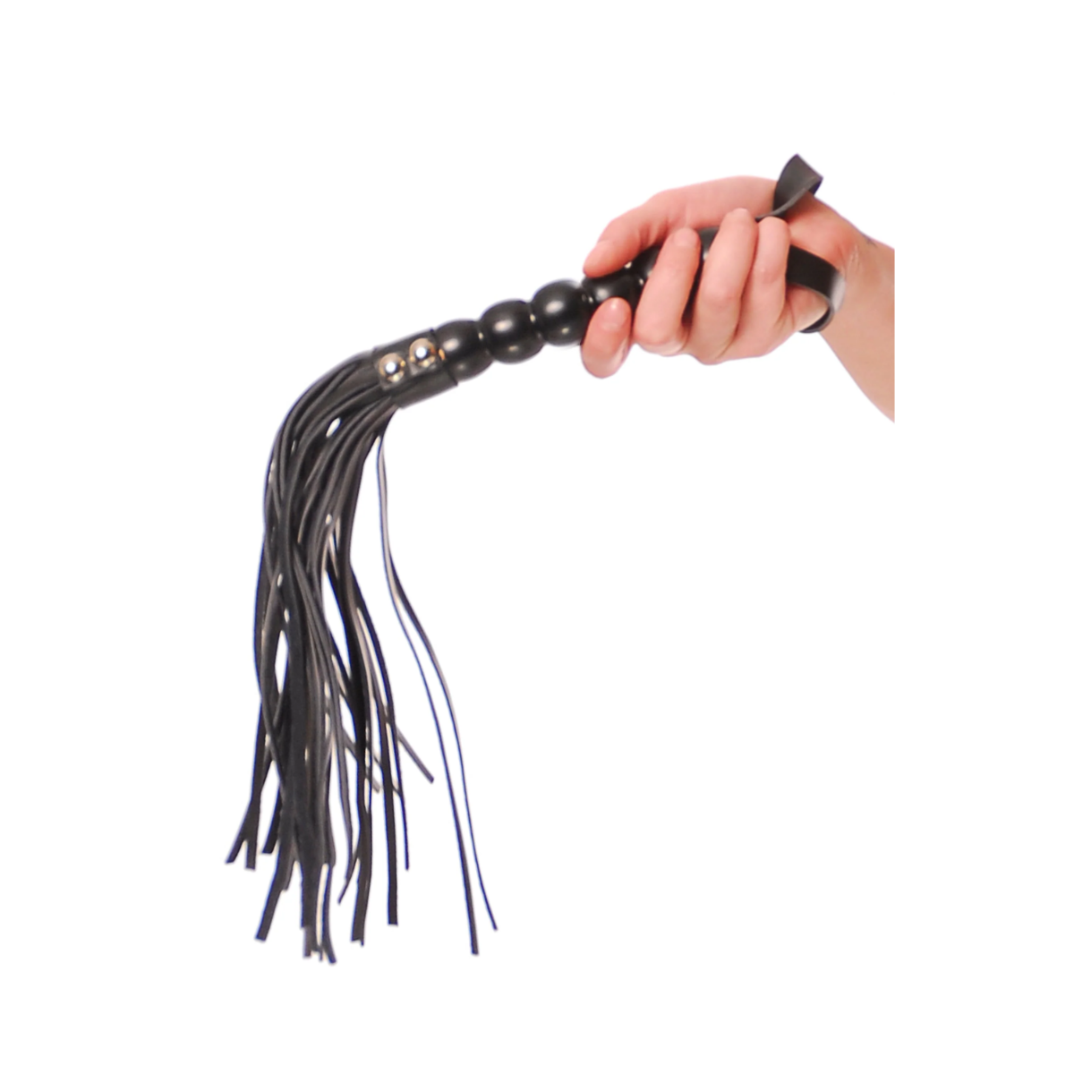 Флогер Pipedream Fetish Fantasy Series Beaded Cat-o-Nine Tails, 51 см (чорний)