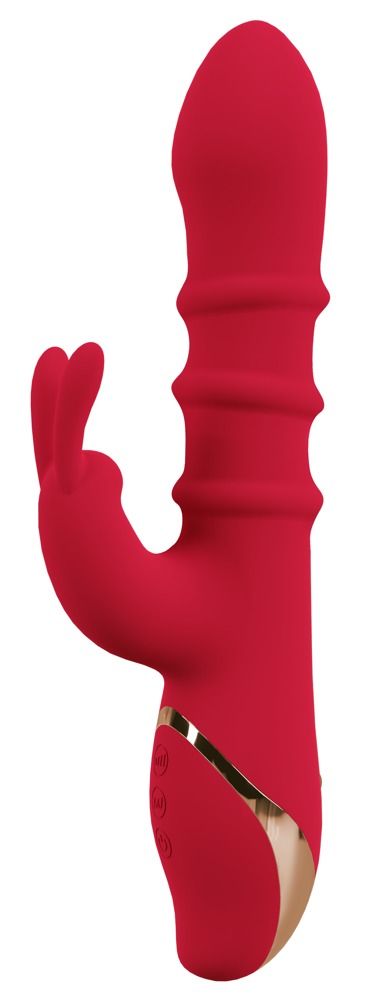 Вибратор-кролик You2Toys Double Bunny, 23.7 см (красный)