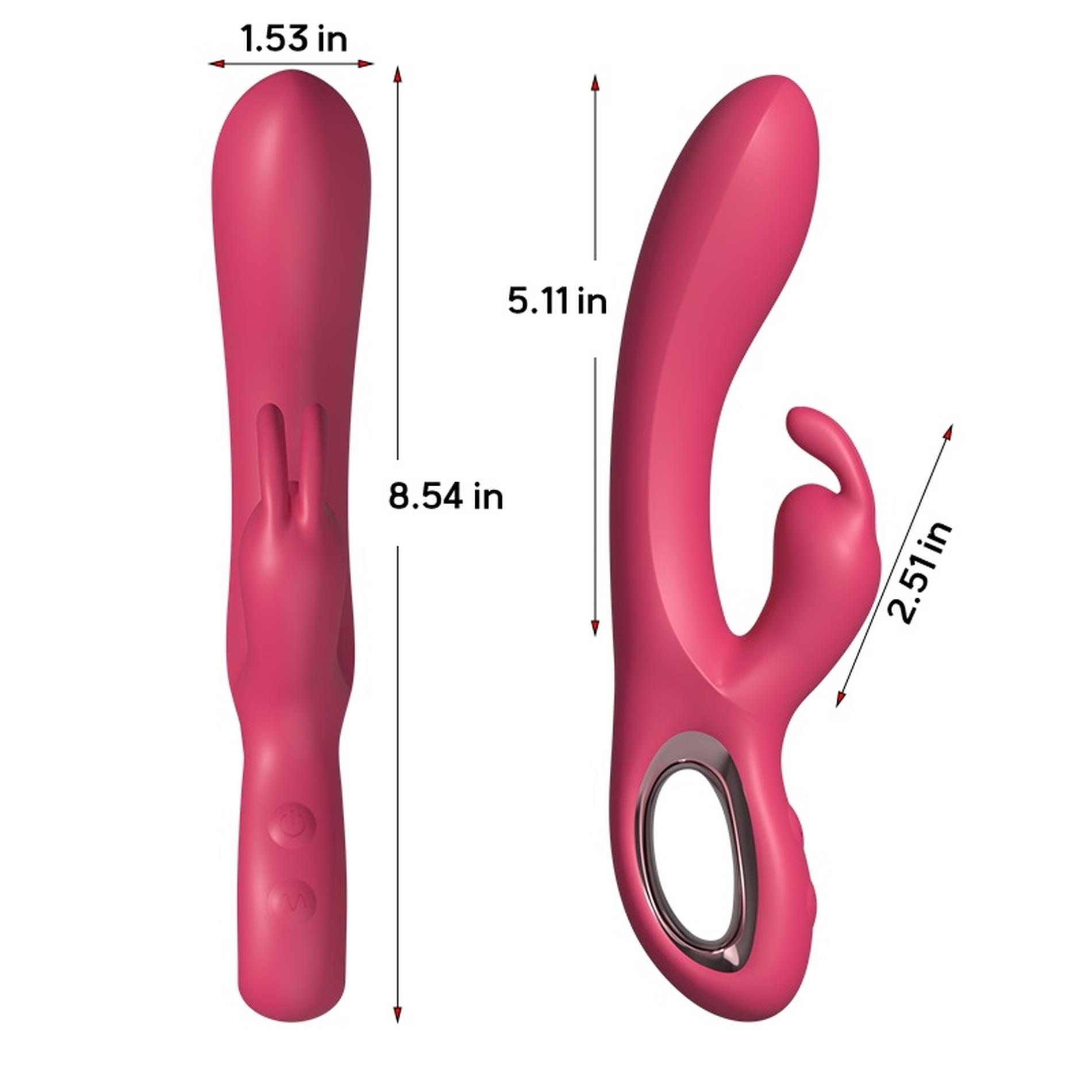 Вибратор-кролик B - Series Cute, 21.7 см (розовый)