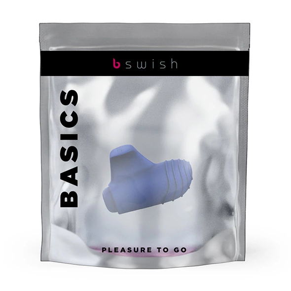 Вибратор на палец B Swish Bteased Basic, 7.6 см (синий)