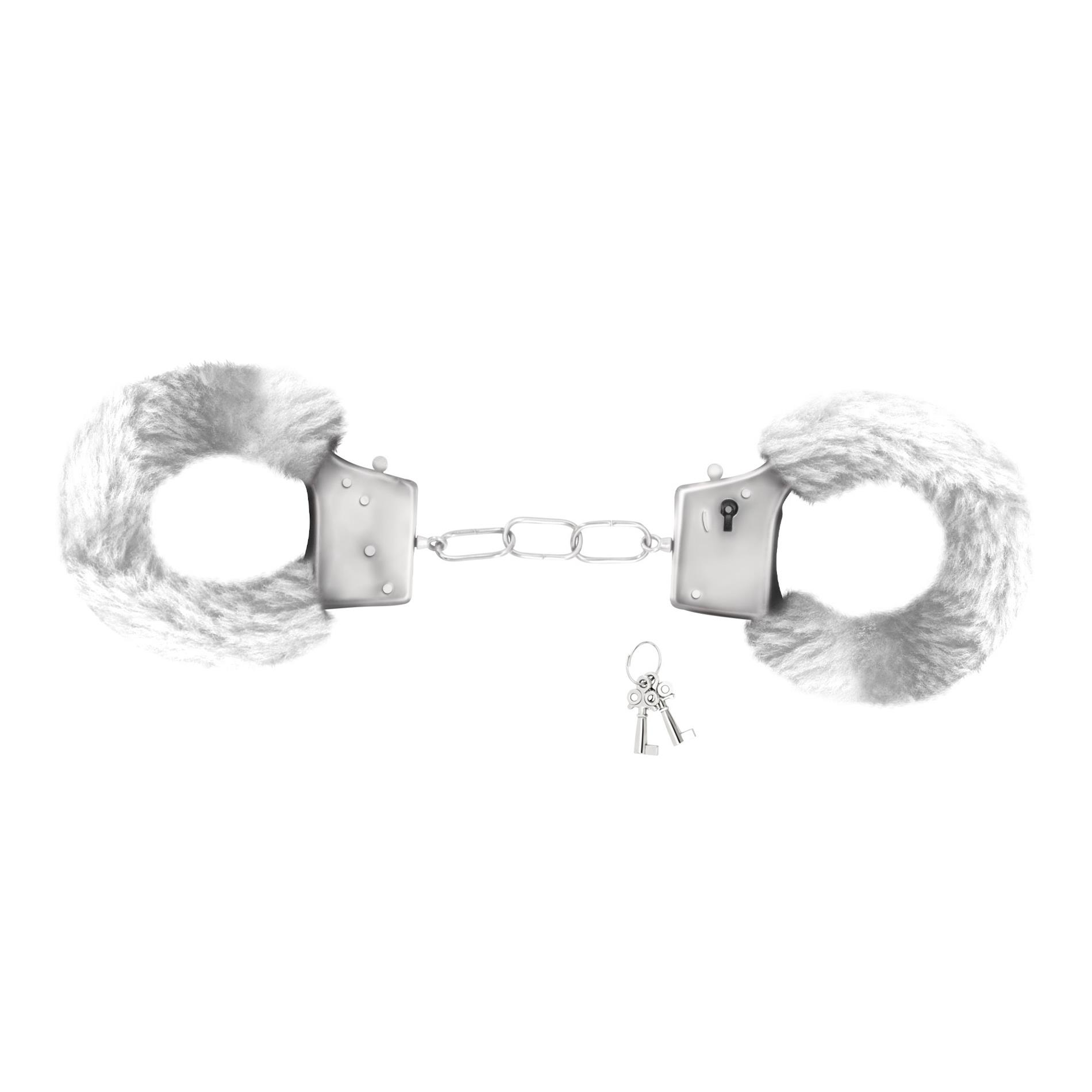 Наручники Crushious Love Cuffs Furry (белый)