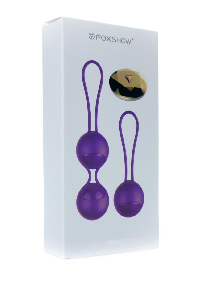 Вагинальные шарики B - Series Fox Kegel Balls Set (фиолетовый)