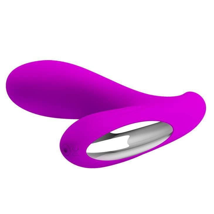 Масажер простати Pretty Love Backie Prostata Stimulator, 12.5 см (фіолетовий)
