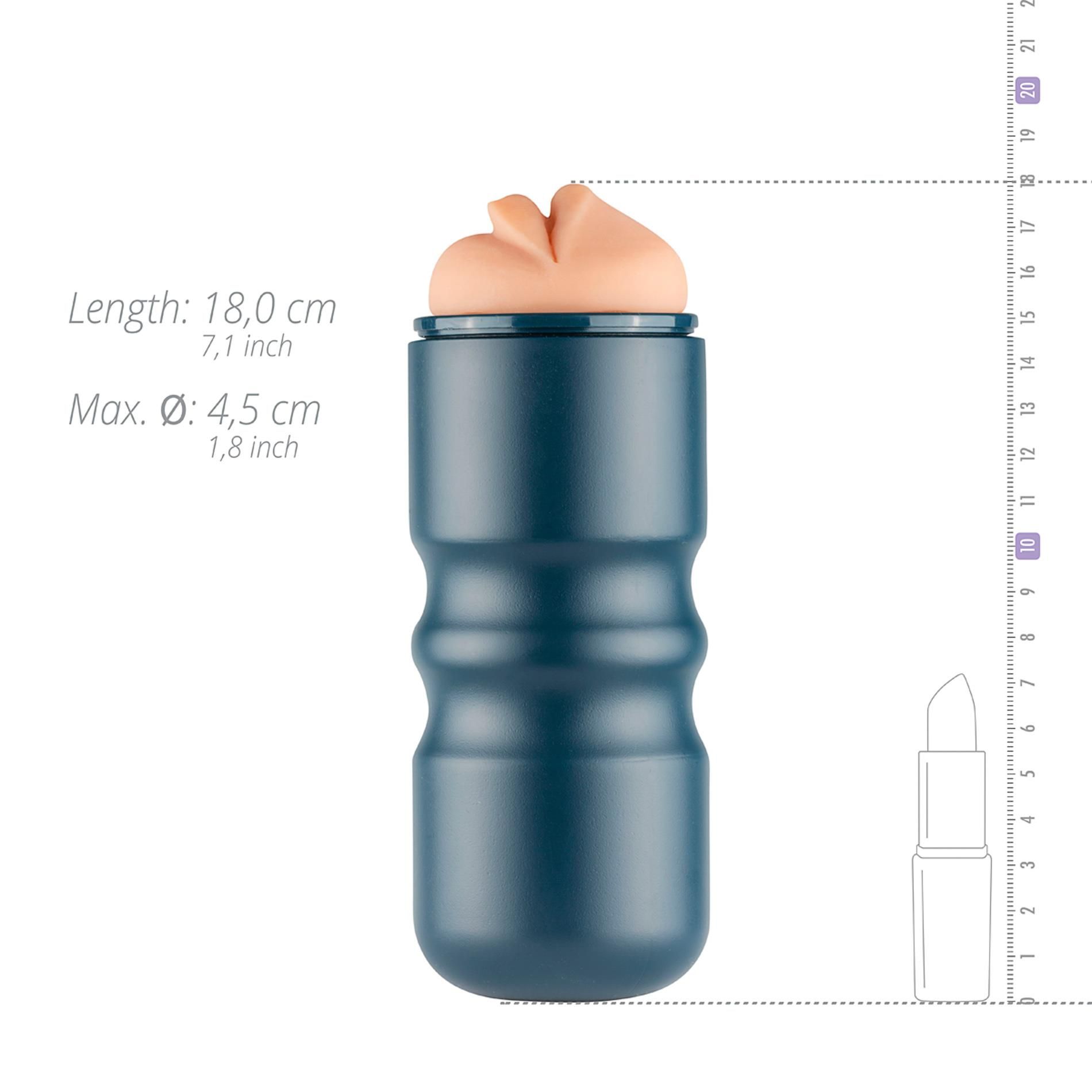 Мастурбатор FPPR Vacuum Cup Masturbator Mouth (коричневый)