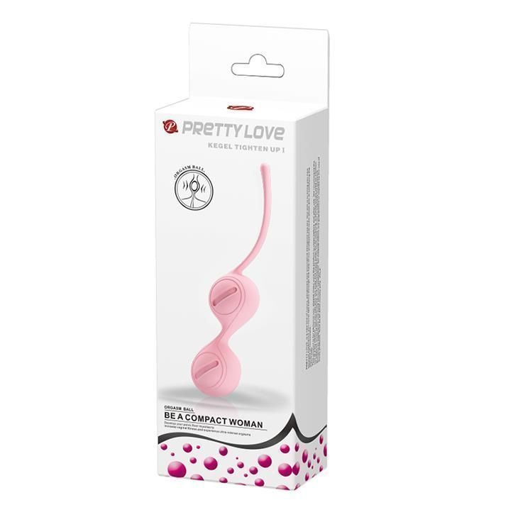 Вагинальные шарики Pretty Love Kegel Tighten Up, 16,3  см (розовый)