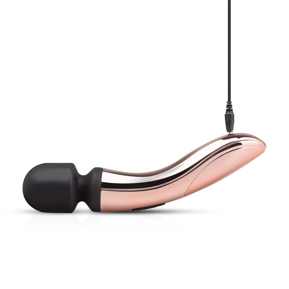 Вибратор Rosy Gold Nouveau Curve, 21 см (розовое золото)