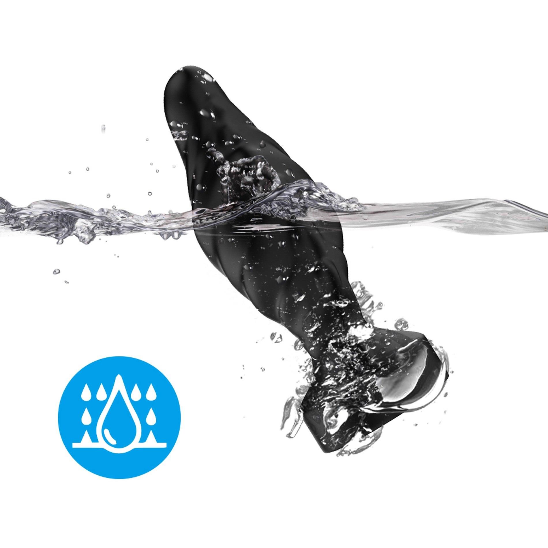 Анальная пробка B - Series Joy Limonster, 10.2 см (черный)