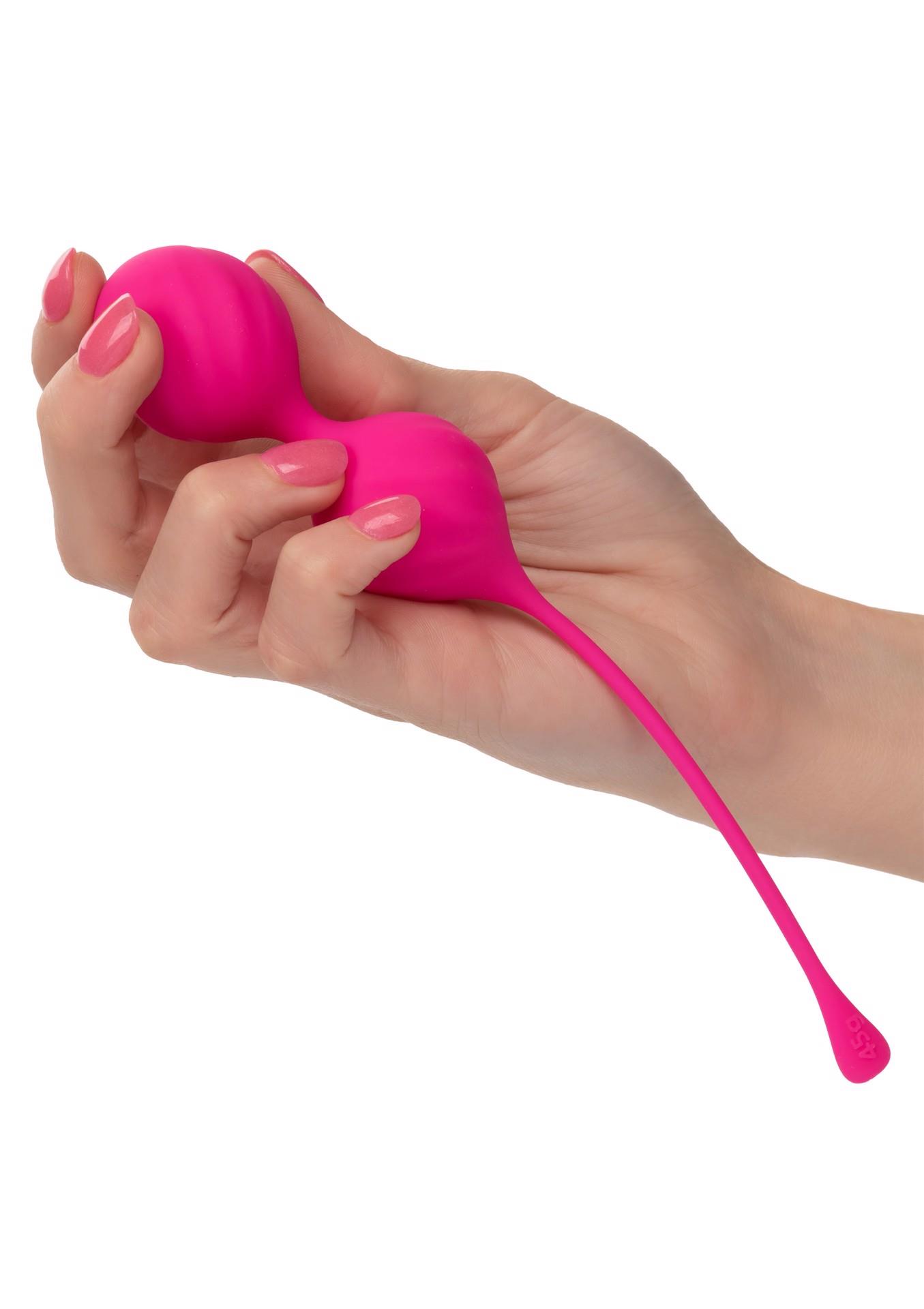 Набор вагинальных шариков Tighten & Tone Kegel Training, 2шт (розовый)