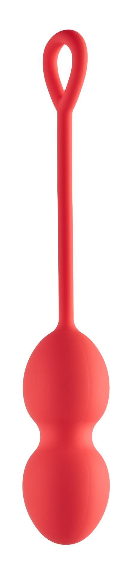 Kulki dopochwowe Dream Toys Playful Drops, 17.5 cm (czerwony)