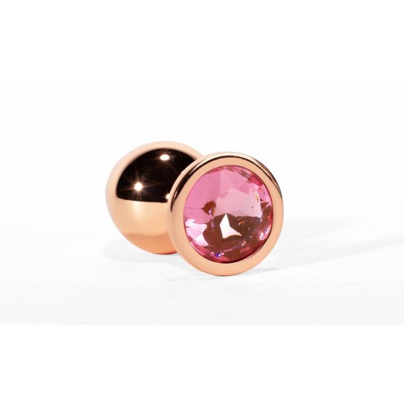 Korek analny z kryształem X-Men Secret Shine Pink Jewell, 8,2 cm (różowy)