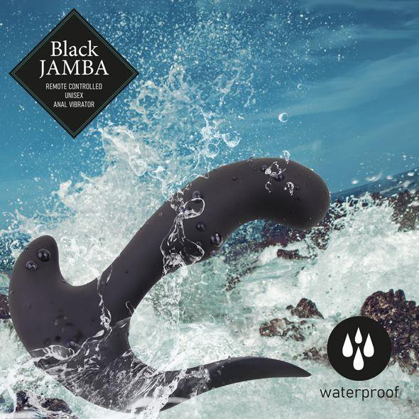 Анальный вибратор FeelzToys Jamba, 12,3 см (черный)
