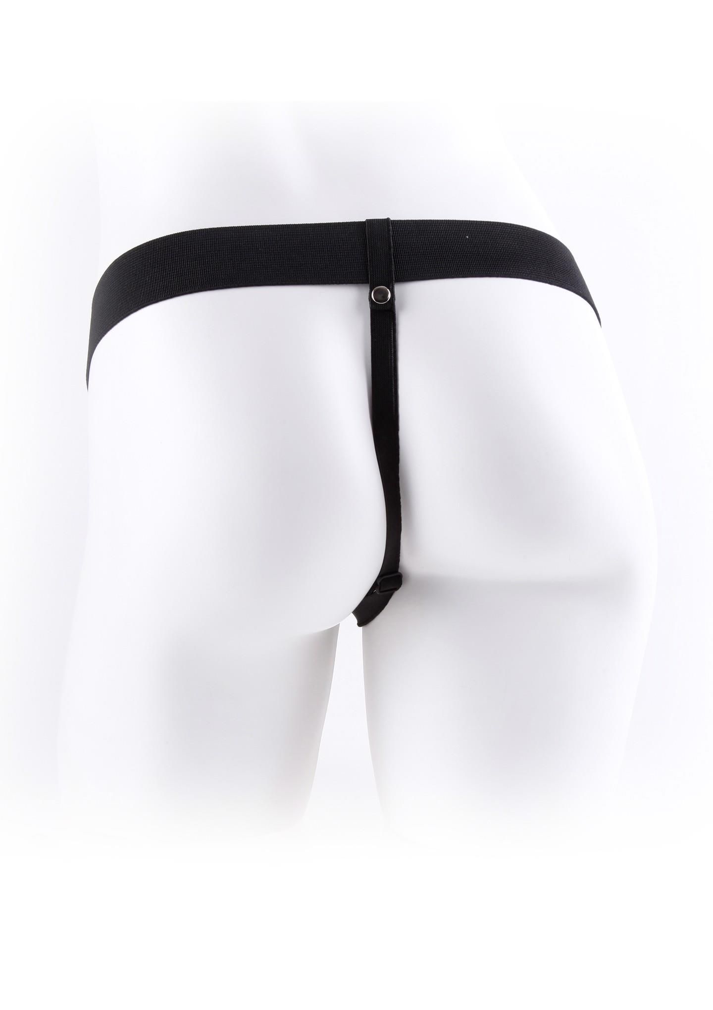 Полый страпон с вибрацией Fetish Fantasy Series, 24 см (телесный)