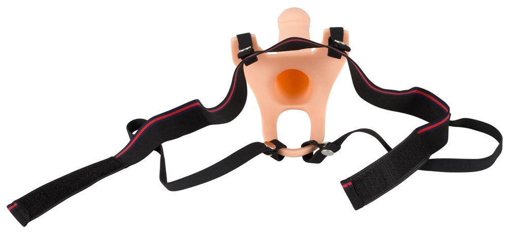 Страпон You2Toys Silicone Strap-on +5 cm medium, 16 см (тілесний)