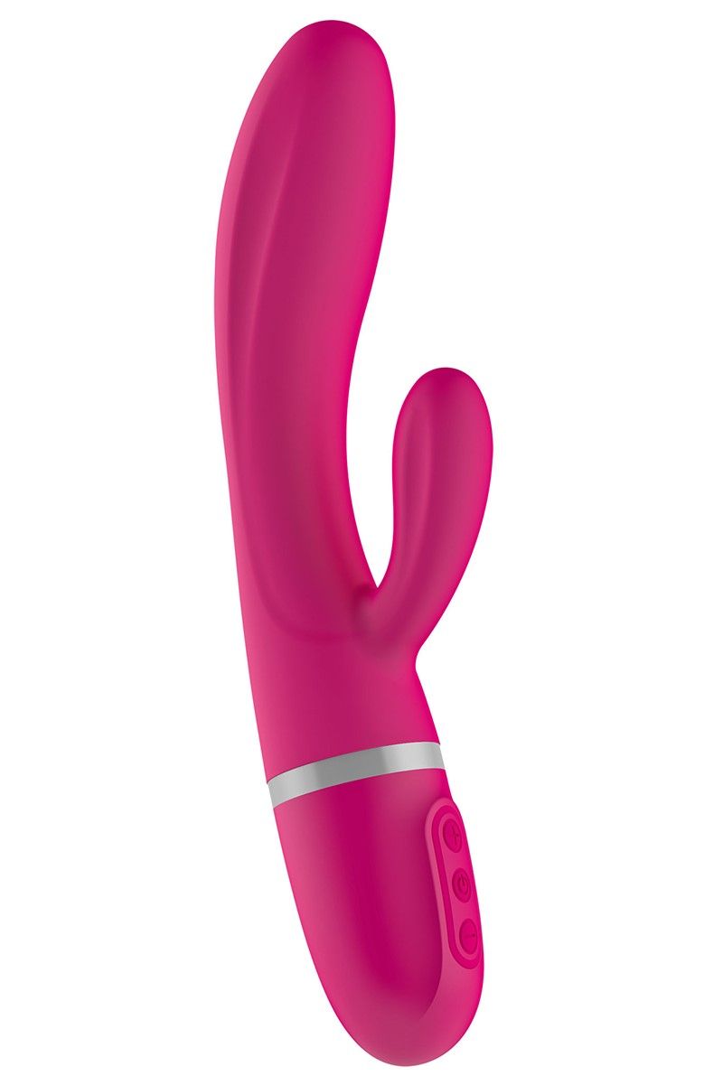 Вибратор-кролик Liebe Pleasure Toys Bend It Plus, 20 см (розовый)