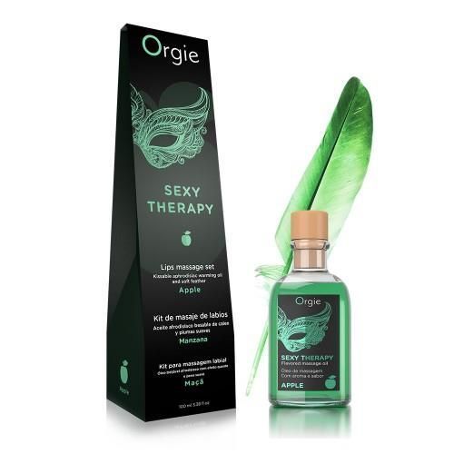 Масло для массажа Orgie Sexy Therapy зеленое яблоко, 100 мл