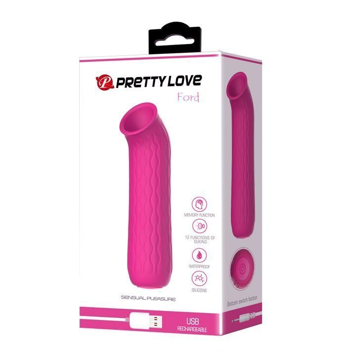 Вакуумный стимулятор клитора Pretty Love Ford (розовый)