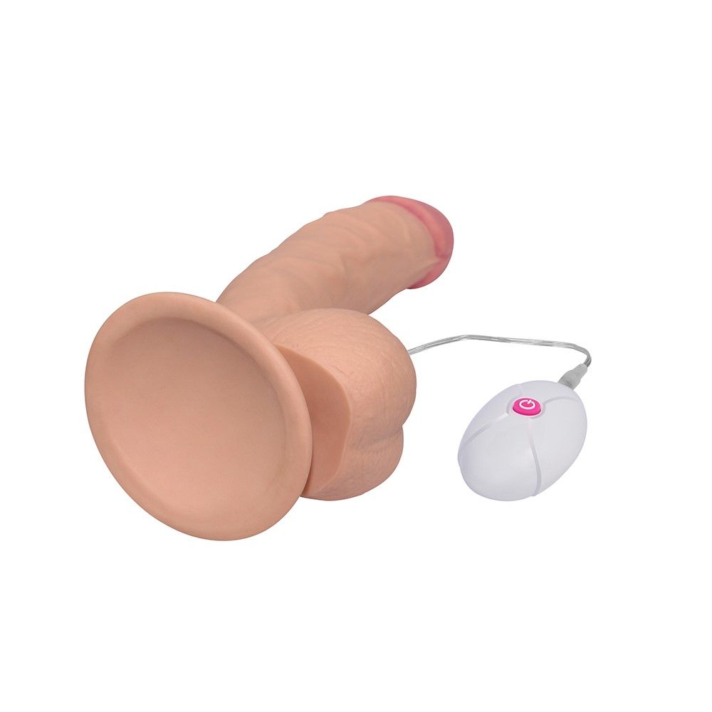 Реалістичний вібратор Lovetoy The Ultra Soft Dude, 21,5 см (тілесний)