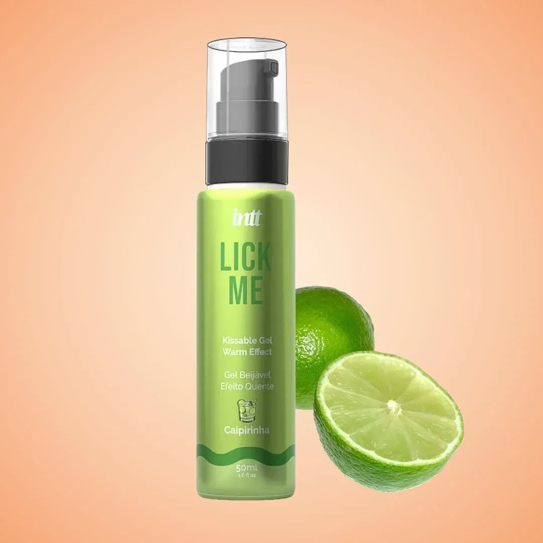 Оральный лубрикант с согревающим эффектом Intt Lick Me Kissable Gel кайпиринья, 50 мл