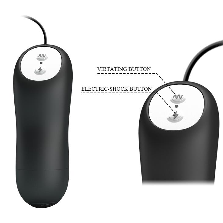 Набор игрушек Pretty Love Double Vibro Bullet, 2 шт (черный)