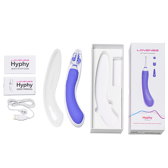 Вибратор Lovense Hyphy, 21,6 см (фиолетовый)