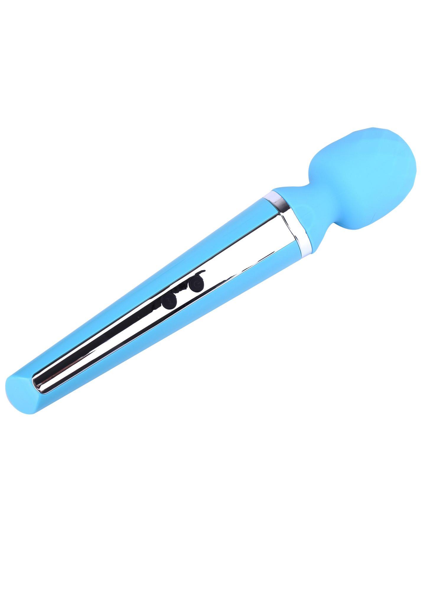 Вибромассажер B - Series Magic Massager Genius, 31.5 см (голубой)