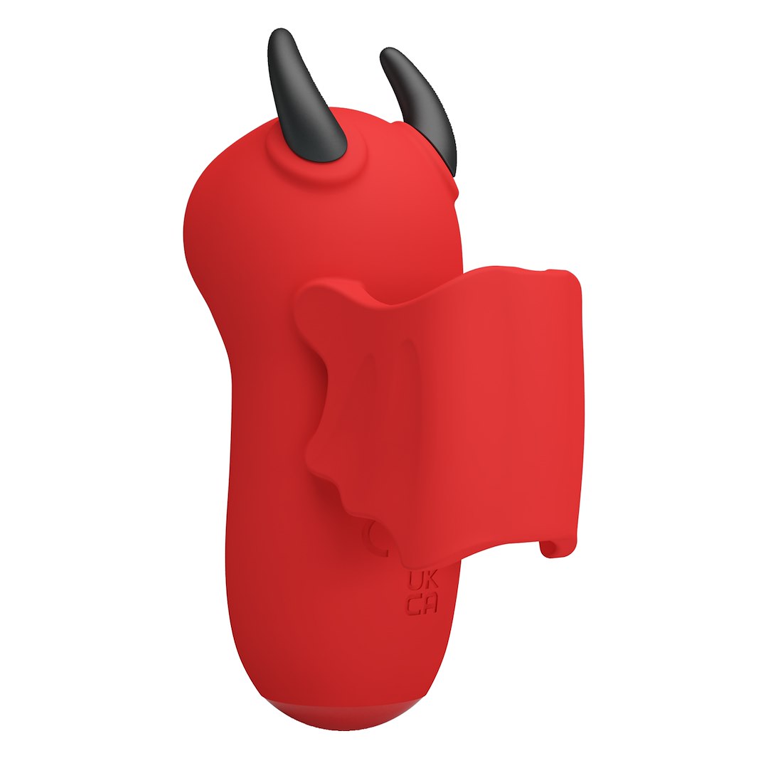 Bezdotykowy stymulator łechtaczki Pretty Love Magic Devil (czerwony)