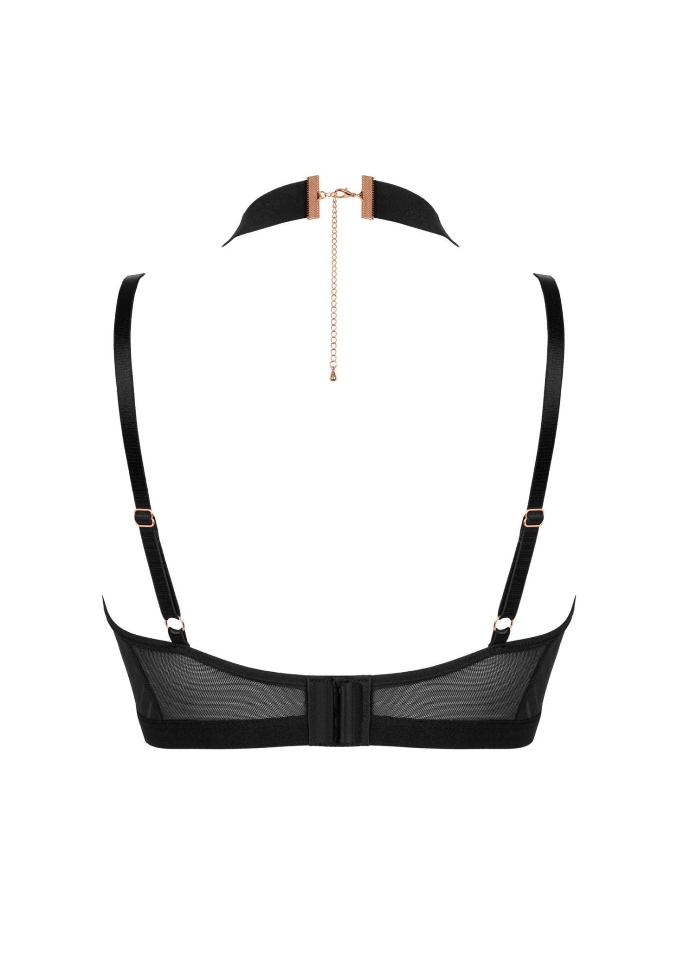 Biustonosz Obsessive Brasica, XS/S (czarny)