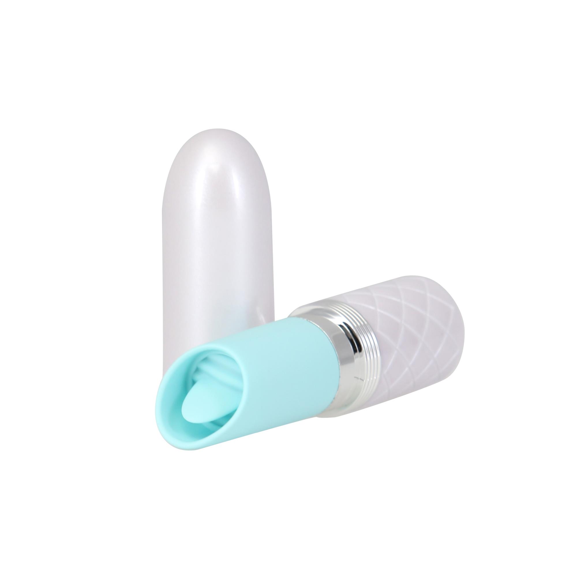 Вибратор для клитора Pillow Talk Lusty Luxurious Flickering Massager, 9.4 см (бирюзовый)